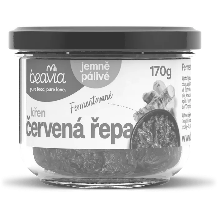 Beavia Červená řepa fermentovaná s křenem 170 g